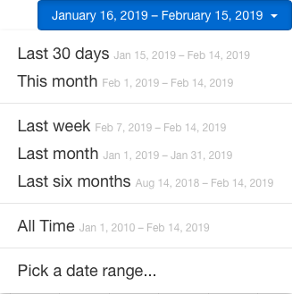 Date picker by Minter.io