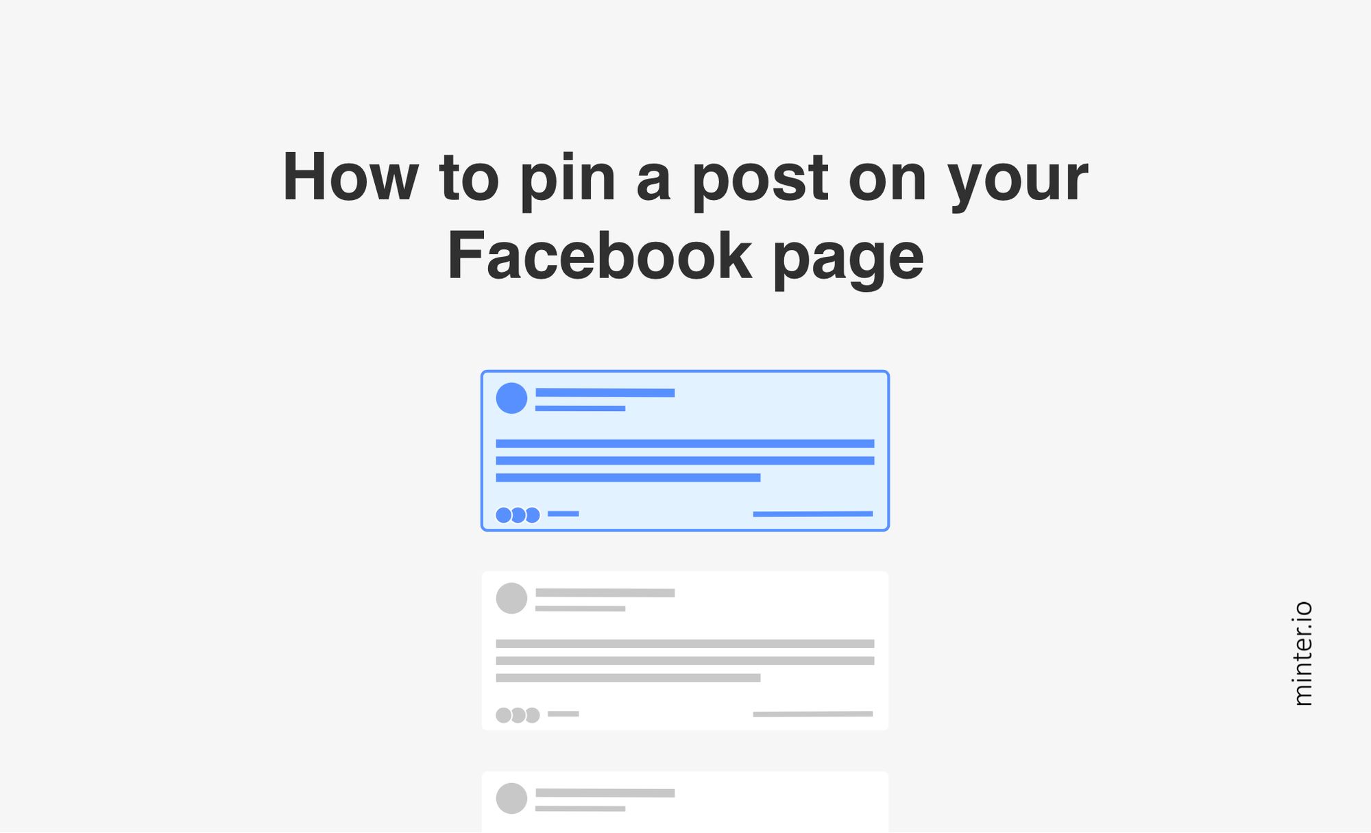 How to pin a post on your Facebook page   Minter.io Analytics Blog
