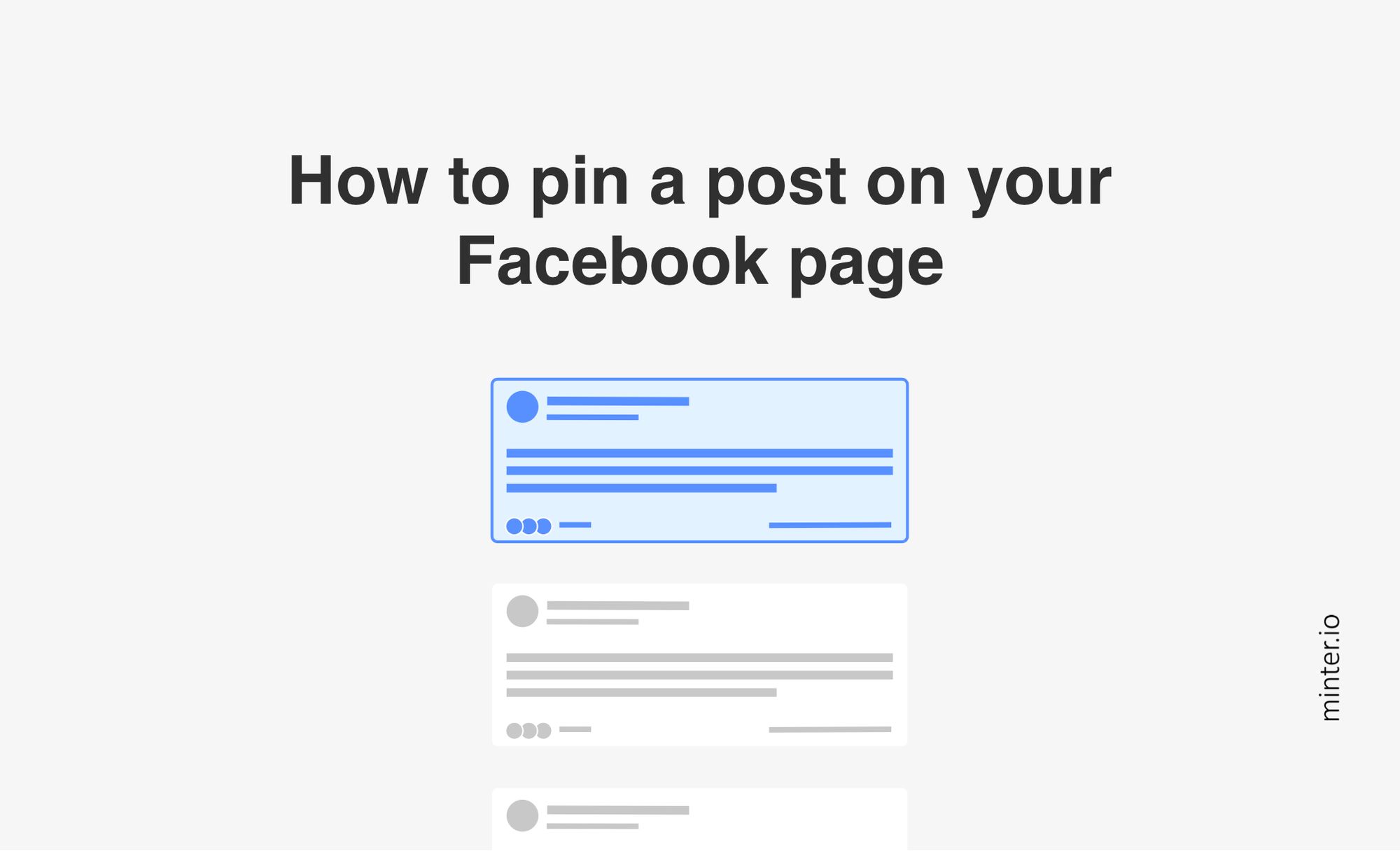 How to pin a store post on facebook page