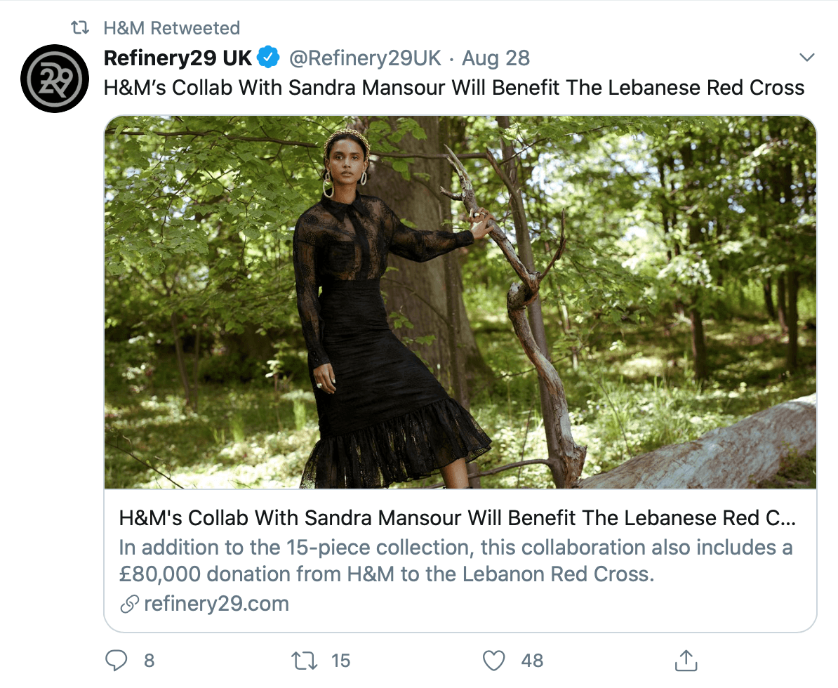 @hm retweeted collab tweet by @Refinery29UK