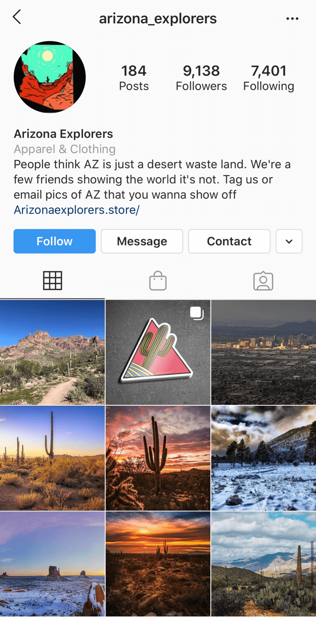 @arizona_explorers Instagram profile