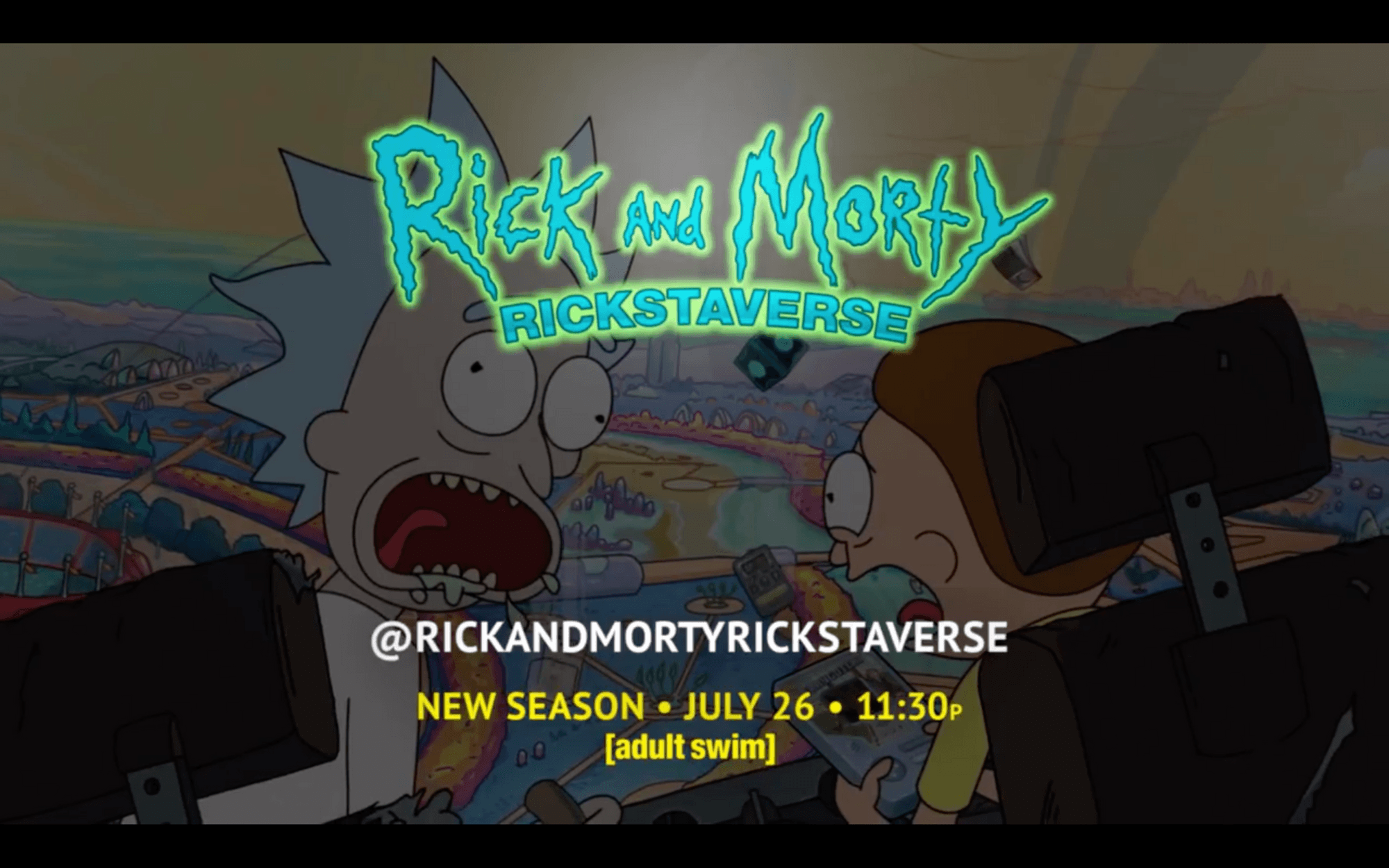 Rick and Morty Rickstaverse Instagram game advertisement
