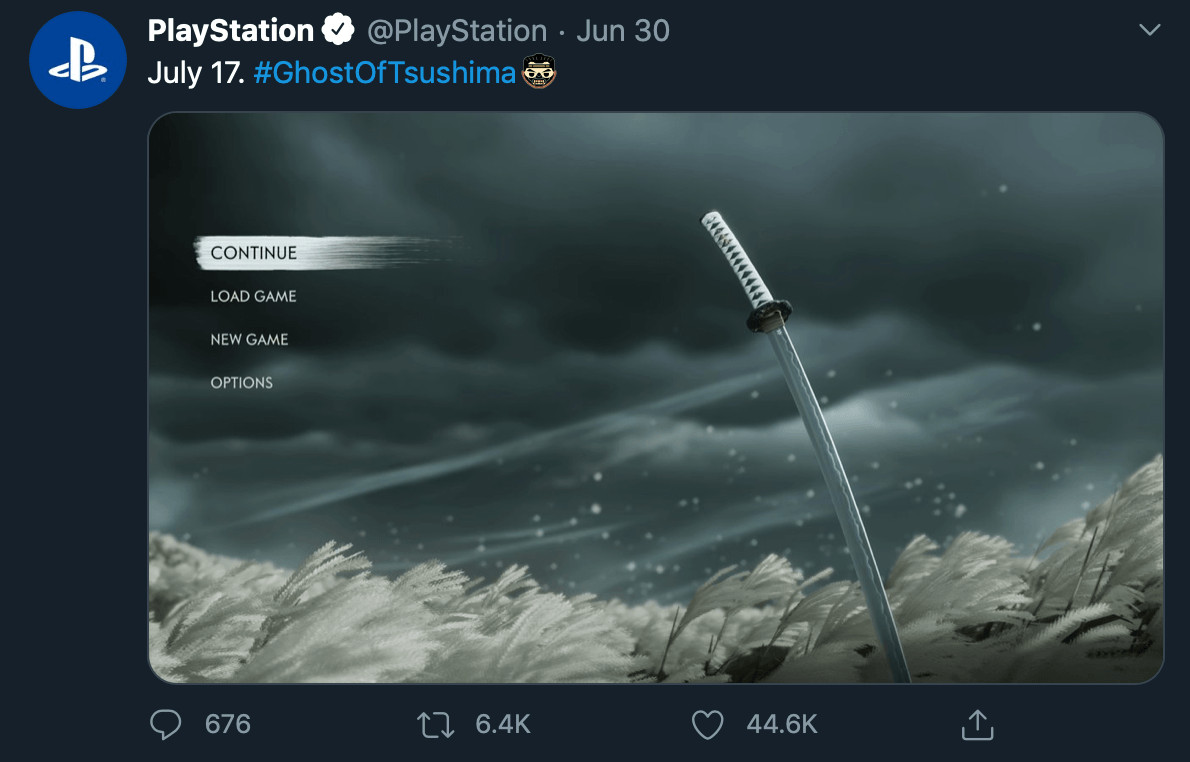 Release teaser by @PlayStation