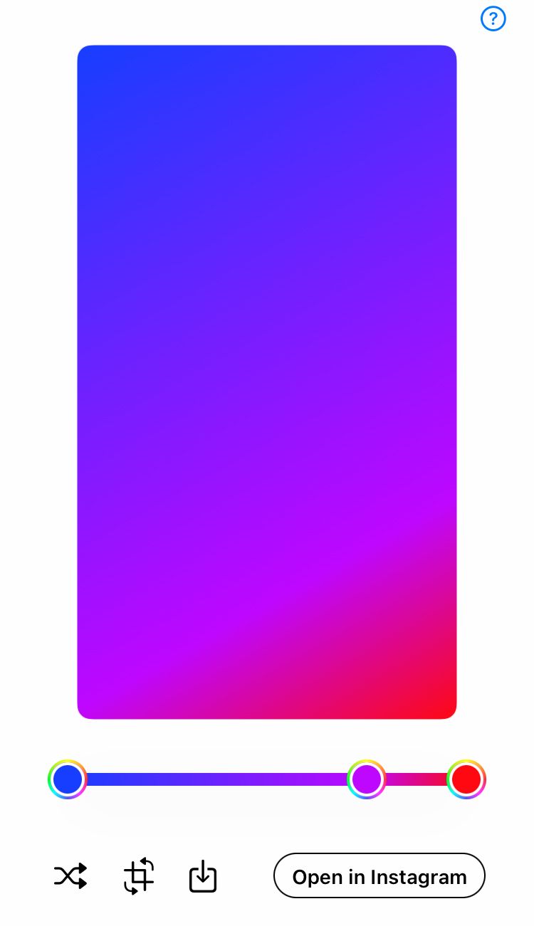 Colour Gradients for Instagram Stories - Instagram Marketing: Sử dụng Colour Gradients for Instagram Stories để tiếp cận với khán giả của bạn đến cảm giác mới mẻ, trẻ trung và hấp dẫn hơn! Tạo các Gradient màu sắc tốt nhất cho các Poster, Advertising và Stories của bạn và thu hút thêm nhiều lượt tương tác, tăng lượt truy cập trang web và doanh số cho bạn.