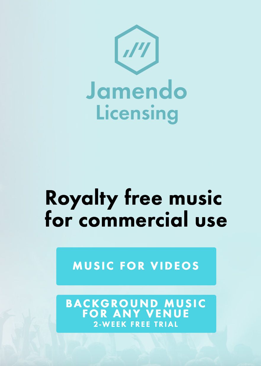 Royalty-free music available for commercial use by Jamendo Licensing for social media content