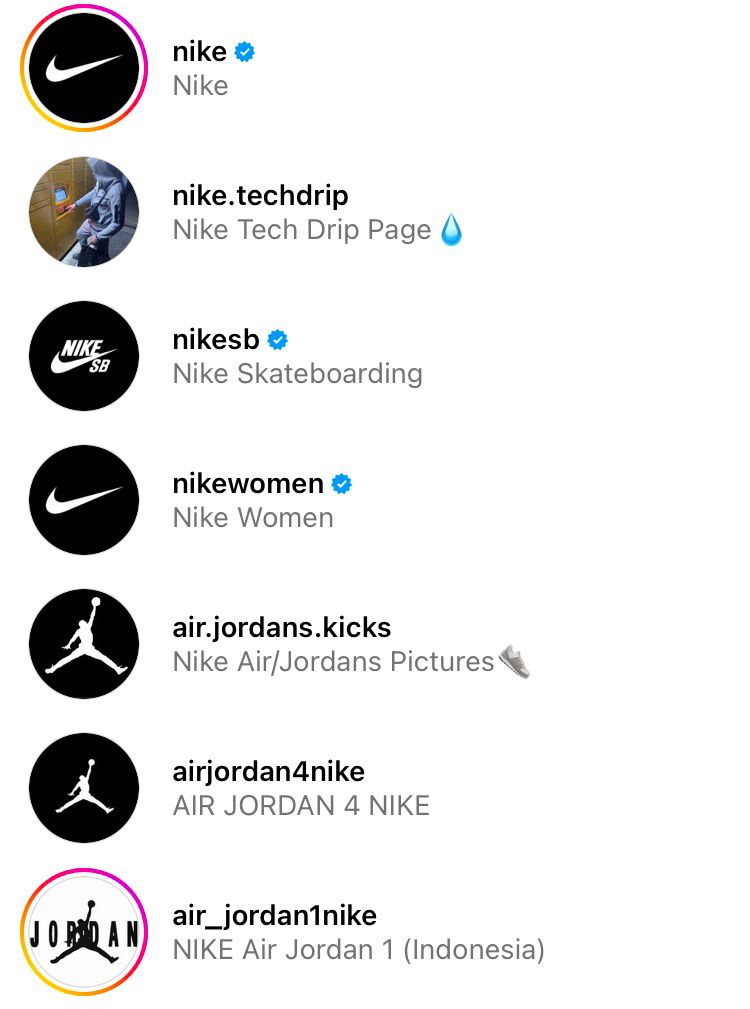 Nike verified accounts sale