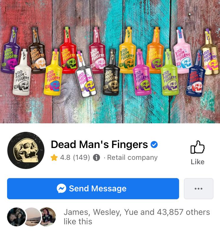 Facebook Page banner by Dead Man’s Fingers