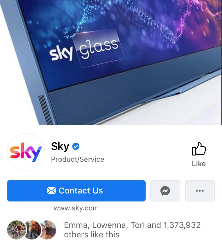 Facebook Page banner by Sky