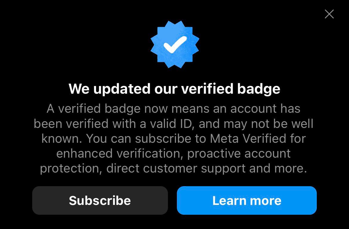 Meta Testing New Subscription Service for Verified Accounts 