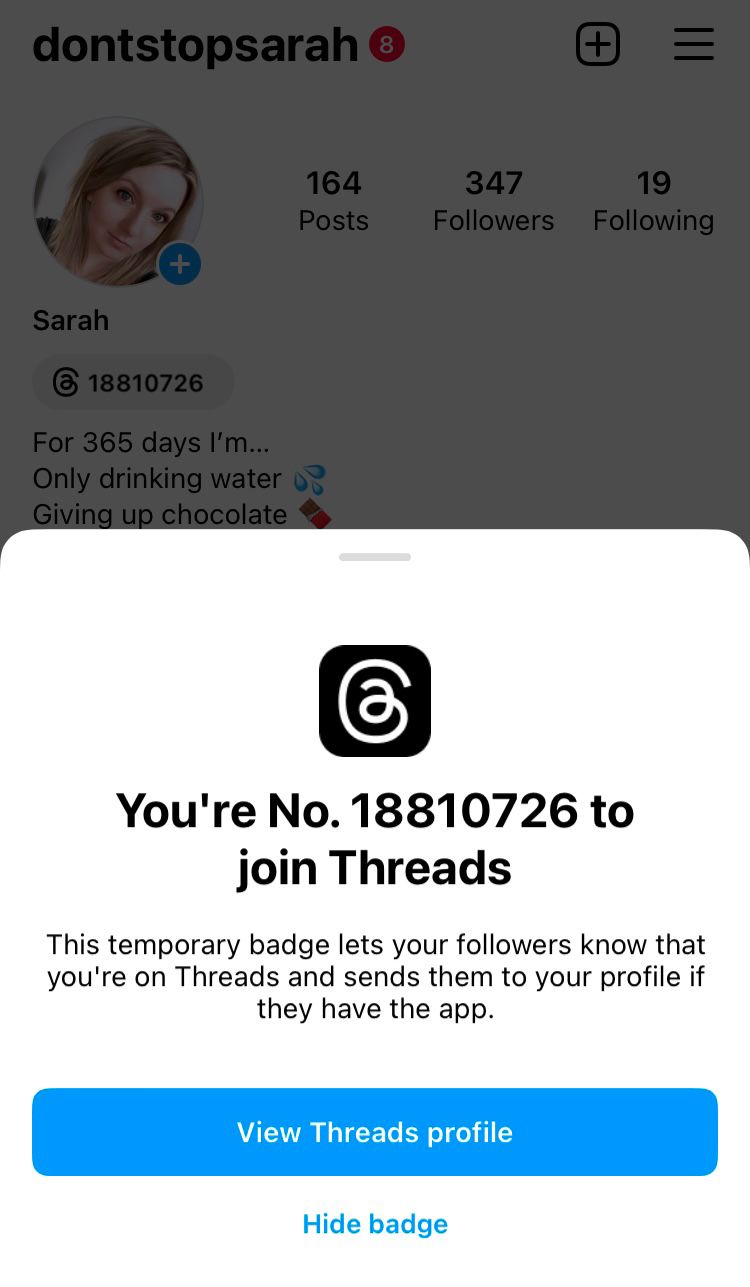 How To Get Threads Badge On Instagram 