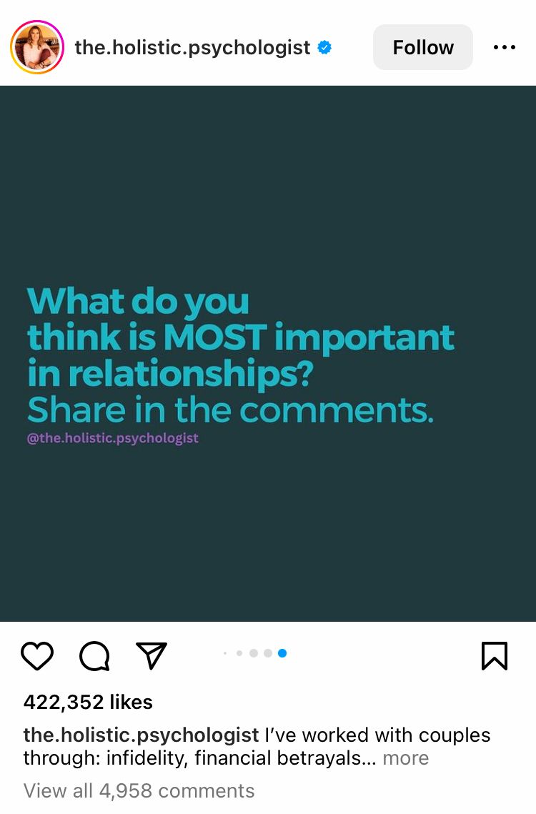 Invite engagement through asking a question and encouraging comments