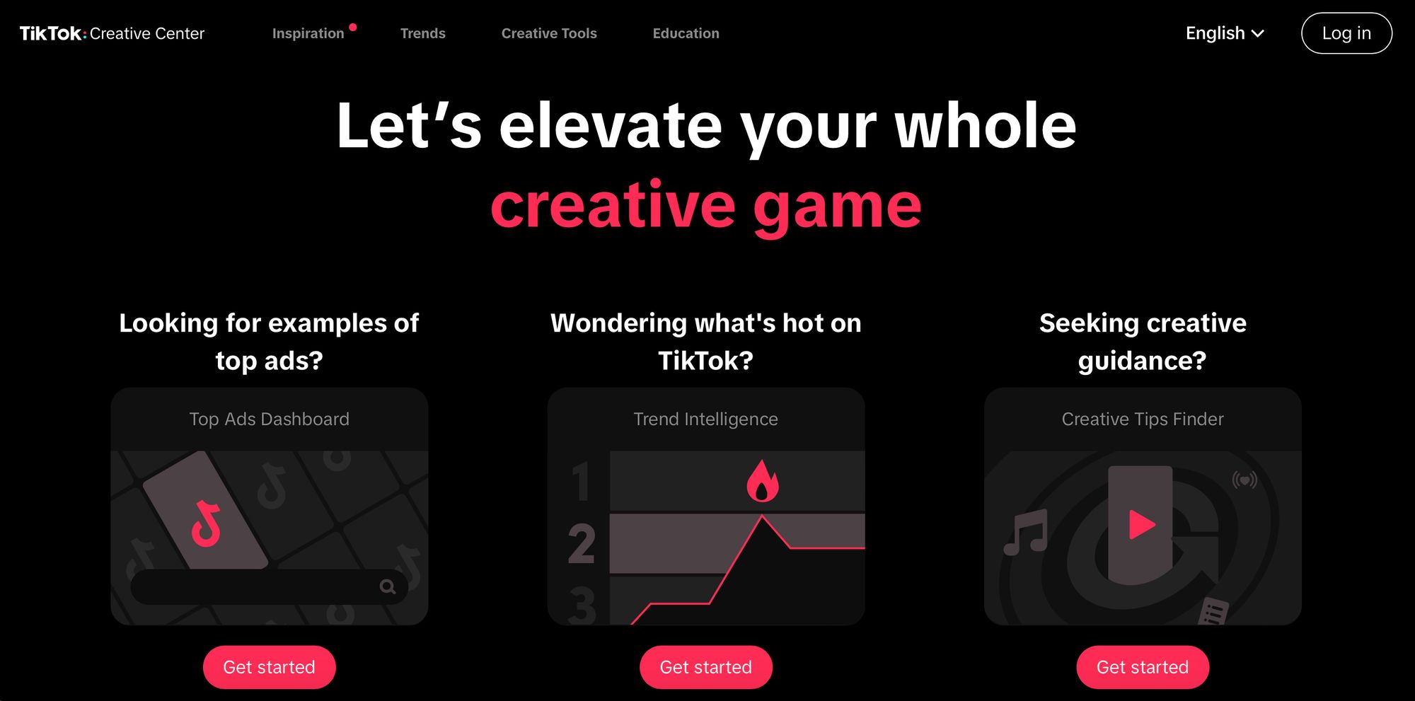 Find inspiration, education, trends and creative tools in TikTok's Creative Center