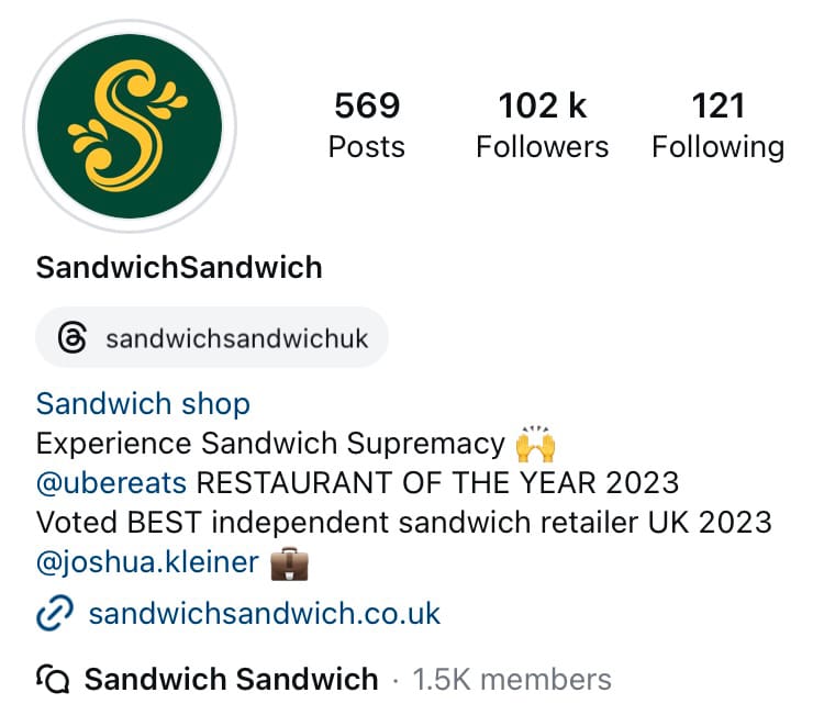 Sandwich Sandwich has the recipe for social media success