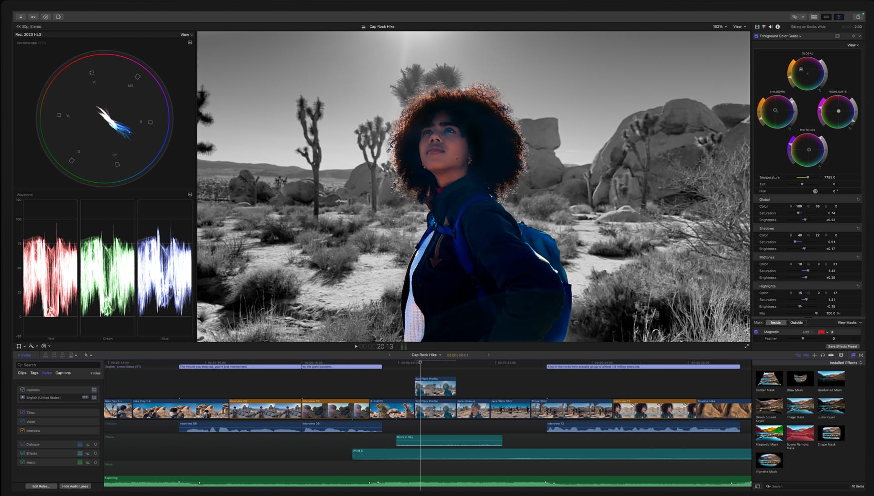 Professional editing software gives full flexibility to turn long videos into short videos