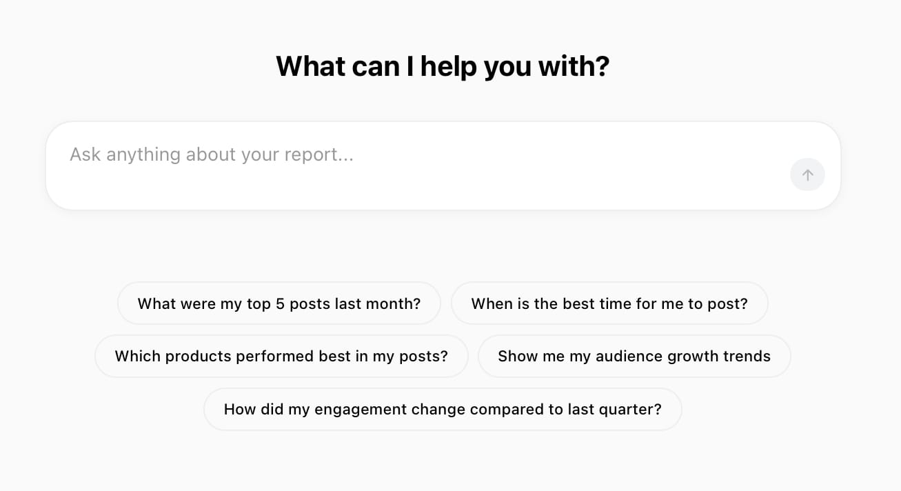 Discover the NEW AI Analyst feature by Minter.io for your social media analytics
