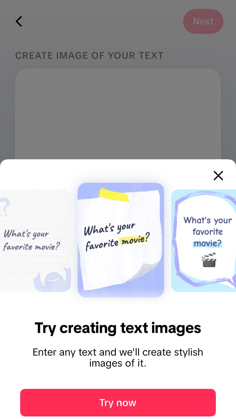 Try creating text images the easy way with this new TikTok feature