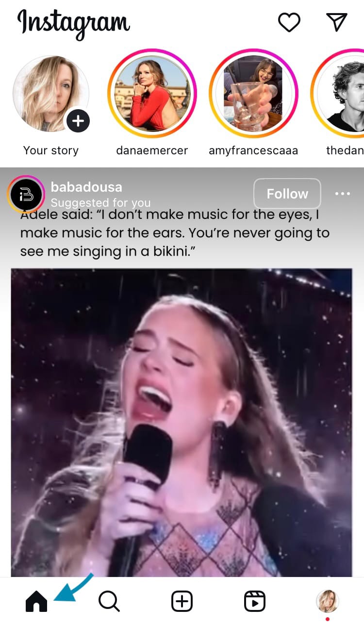 Focus on content Instagram is currently pushing