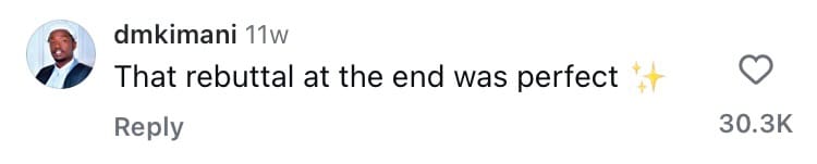 Watch content and respond with a comment