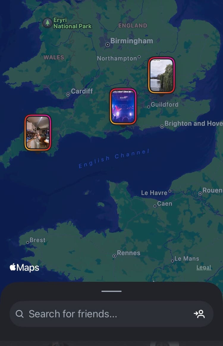 View content with location tags on the Instagram map