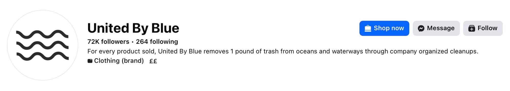 Put philanthropic pursuits in your Facebook bio