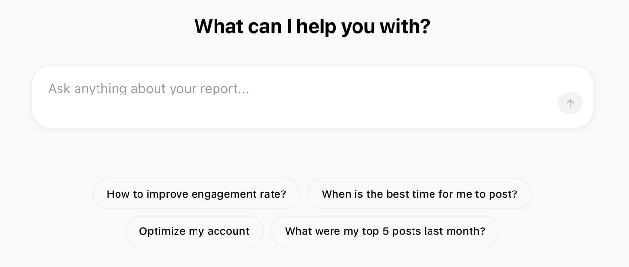 Chat with your social media analytics using the Minter.io AI Analyst