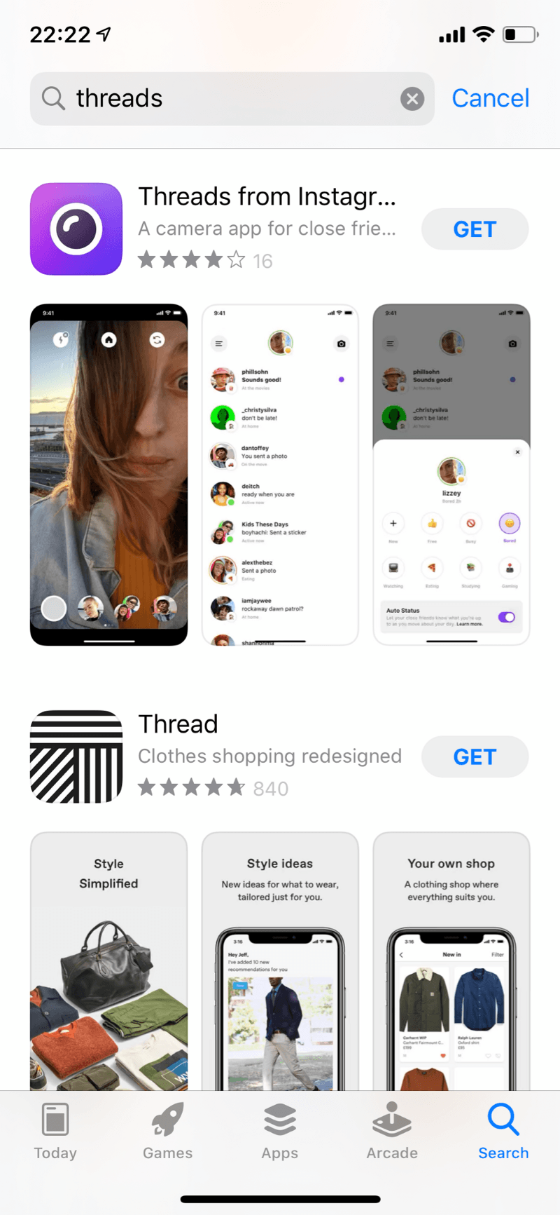 Download the threads app for Instagram