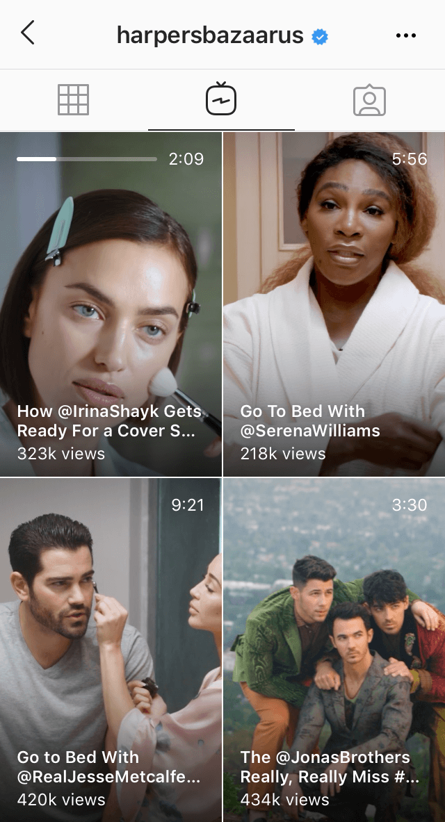 The latest IGTV videos published by @harpersbazaarus on Instagram