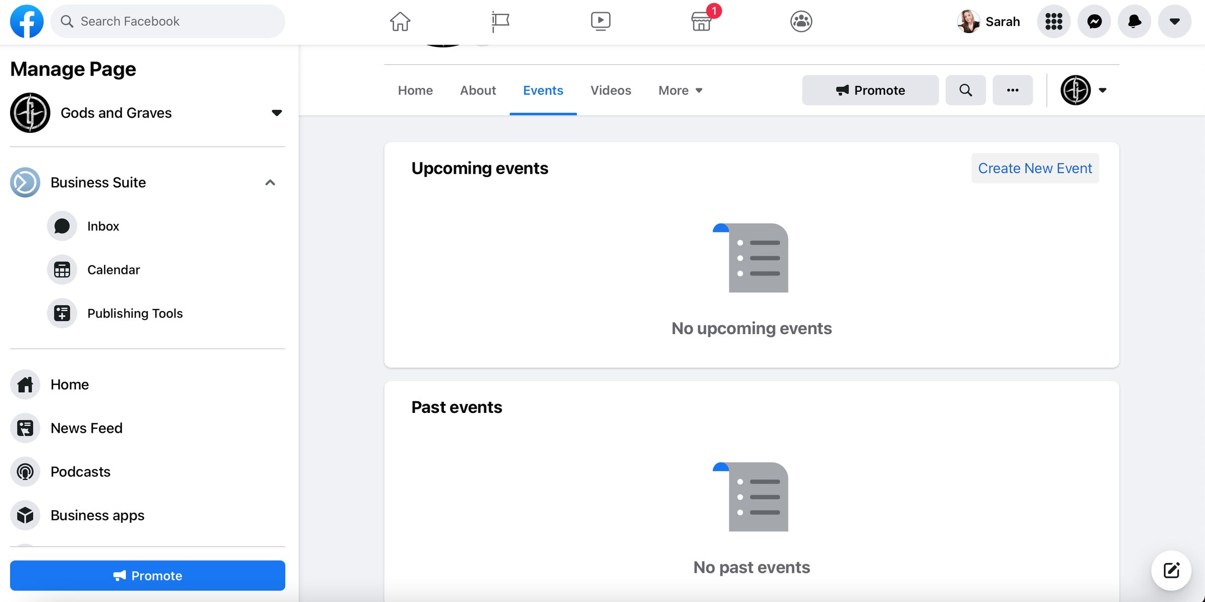 how to create event on facebook page