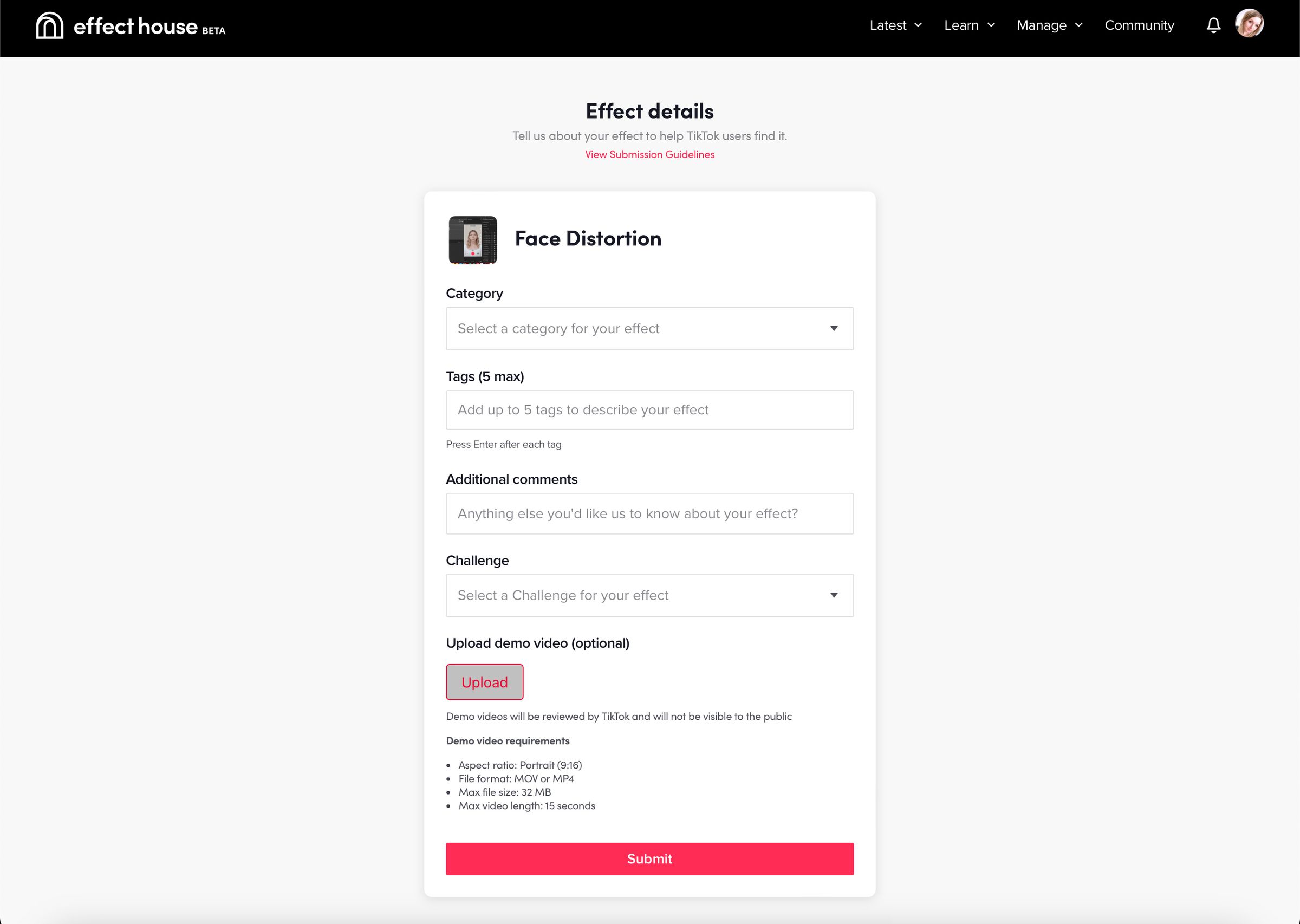 How to create your own TikTok filters Minter.io Analytics Blog