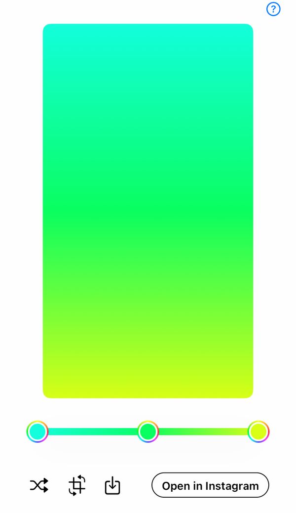 How to use Colour Gradients for Instagram Stories Minter.io Analytics