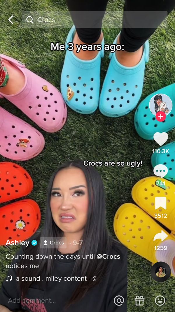TikTok tips to steal from crocs Minter.io Analytics Blog Insights