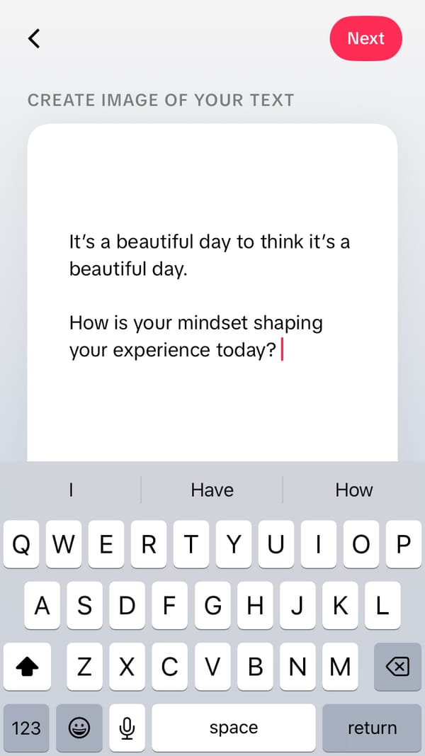 How to make beautifully EASY text images on TikTok - Minter.io ...