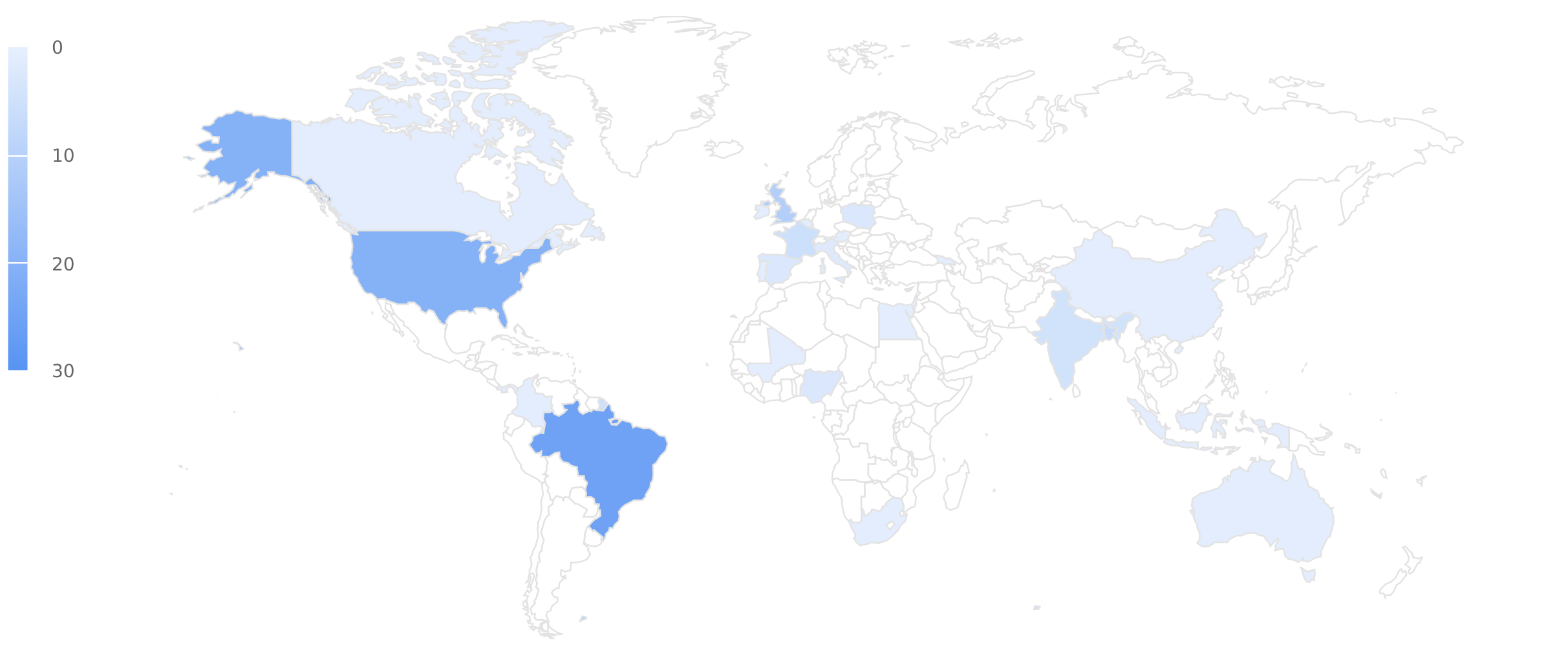 Threads Analytics - Follower Countries