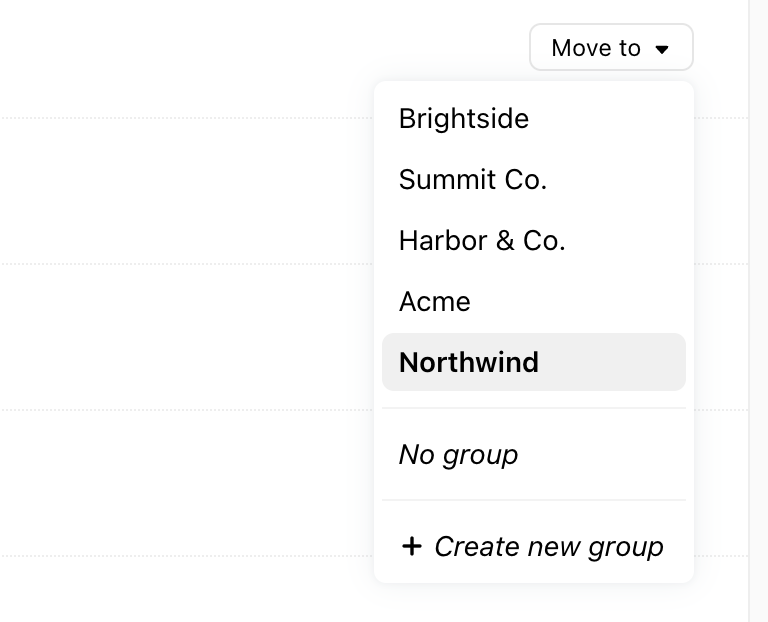 Edit social media groups