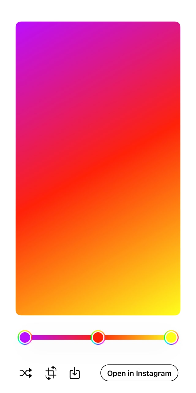 Mixter — color background gradients for Instagram Stories